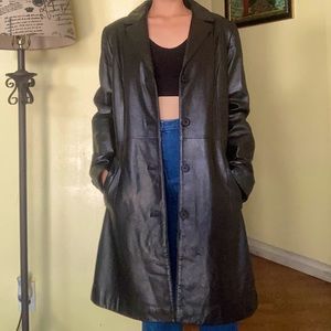VINTAGE Adler Collection Leather Coat